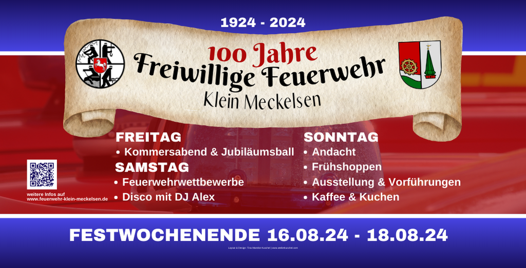 100 Jahre Freiwillige Feuerwehr Klein Meckelsen